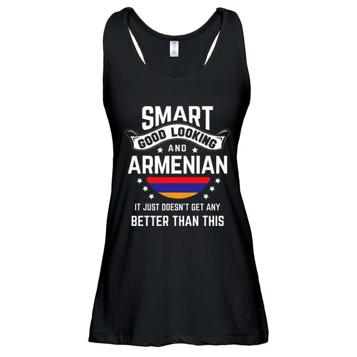 Armenian Flag Native Pride Funny Armenia Armenian Roots Ladies Essential Flowy Tank