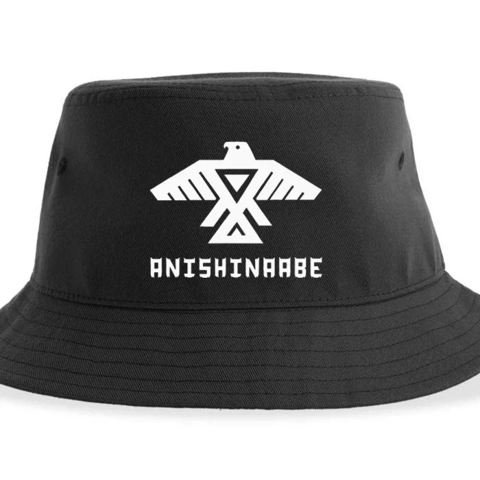 Anishinaabe First Nations Thunderbird Ojibwe Indigenous Sustainable Bucket Hat