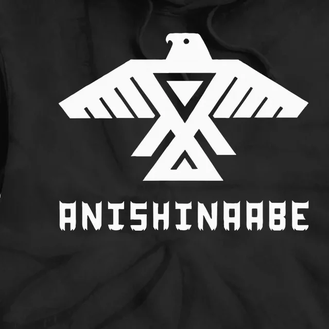 Anishinaabe First Nations Thunderbird Ojibwe Indigenous Tie Dye Hoodie