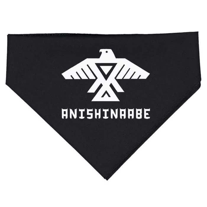 Anishinaabe First Nations Thunderbird Ojibwe Indigenous USA-Made Doggie Bandana