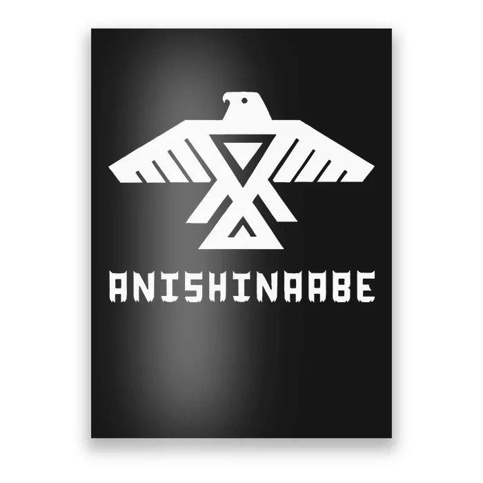 Anishinaabe First Nations Thunderbird Ojibwe Indigenous Poster