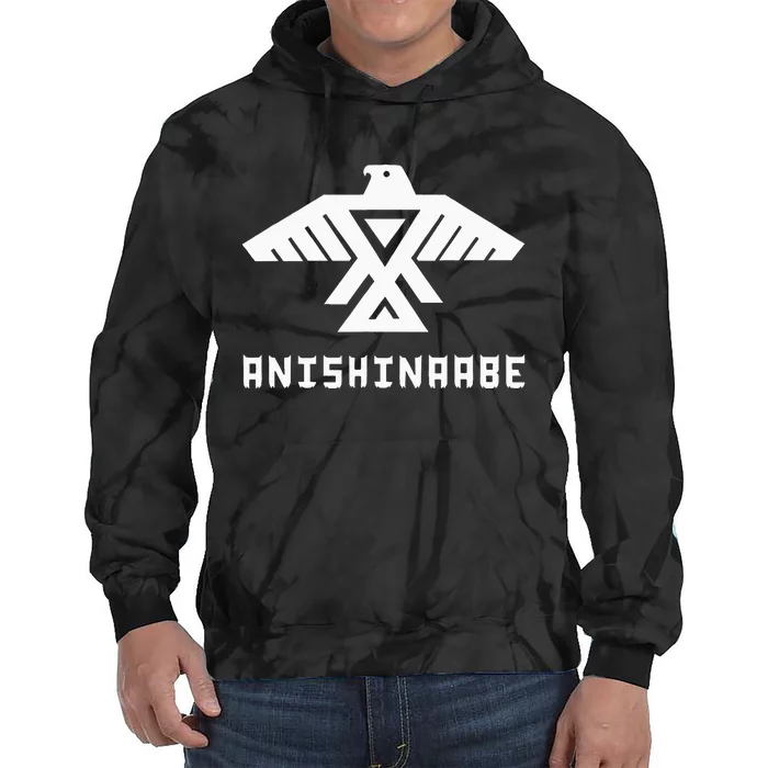 Anishinaabe First Nations Thunderbird Ojibwe Indigenous Tie Dye Hoodie