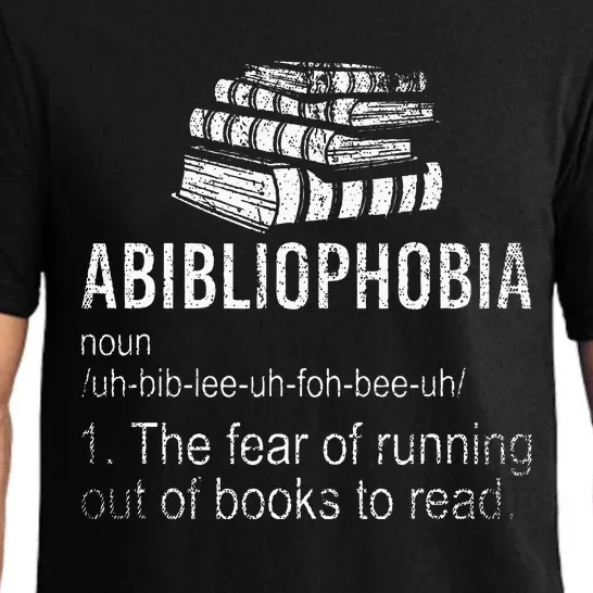 Abibliophobia Fear Of Running Out Of Books To Read Reading Pajama Set