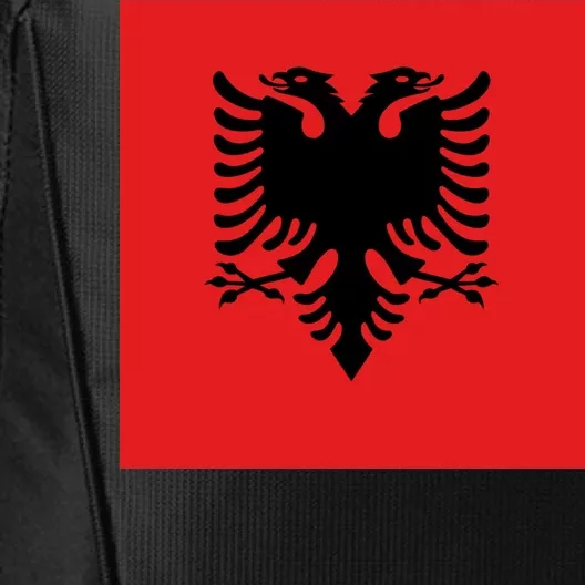 Albanian Flag of Albania City Backpack