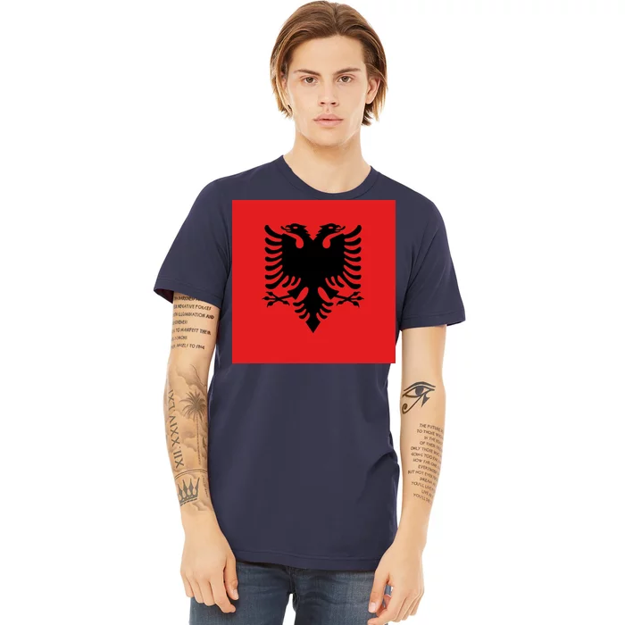 Albanian Flag of Albania Premium T-Shirt