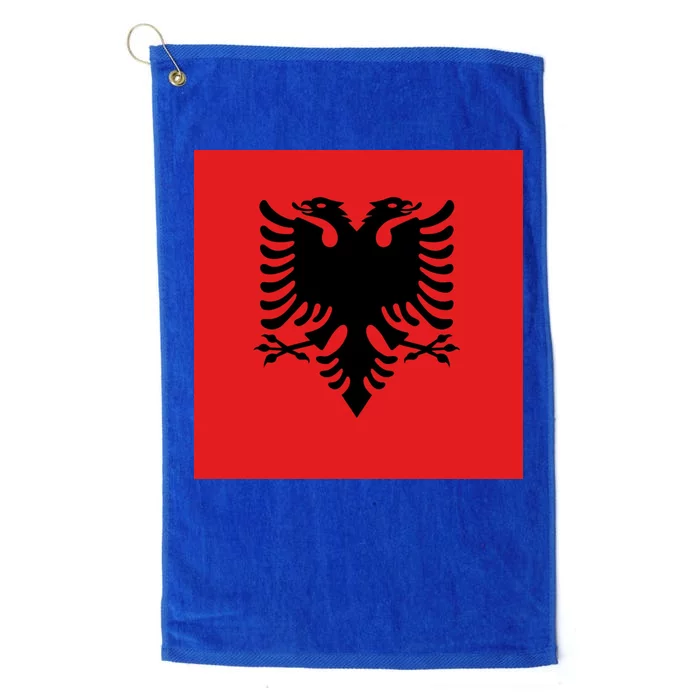 Albanian Flag of Albania Platinum Collection Golf Towel