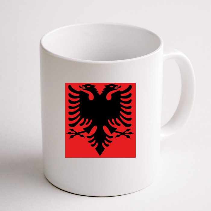 Albanian Flag of Albania Front & Back Coffee Mug