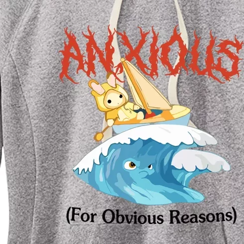 Anxious For Obvious Reasons Women's Fleece Hoodie