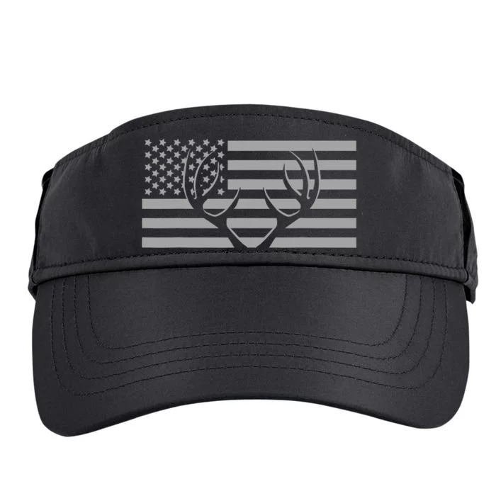 American Flag Outdoor Antlers Deer Adult Drive Performance Visor