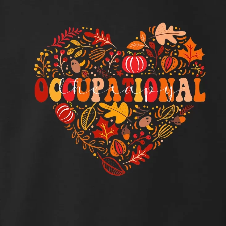 Autumn Fall OT Occupational Therapy Therapist Thanksgiving Toddler Hoodie