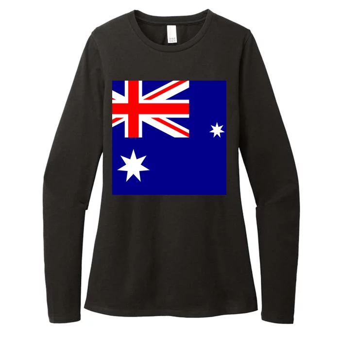 Australian Flag of Australia Womens CVC Long Sleeve Shirt