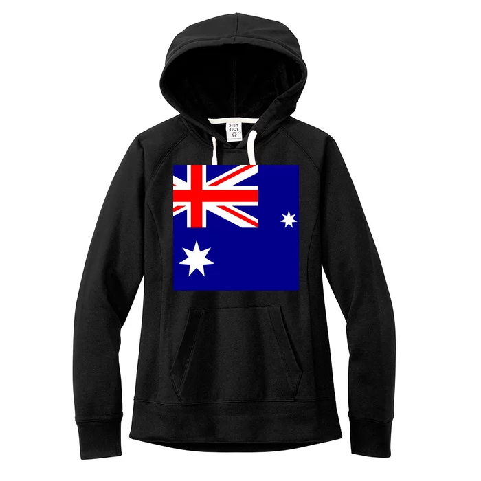 Australian Flag of Australia Women's Fleece Hoodie