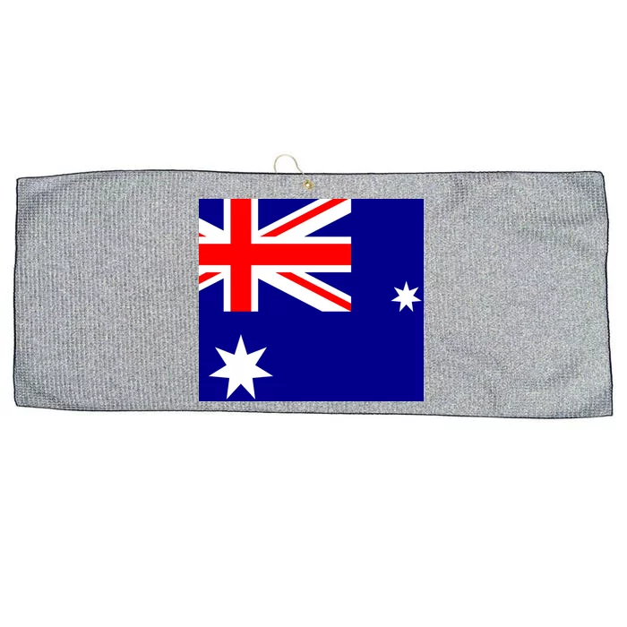 Australian Flag of Australia Large Microfiber Waffle Golf Towel