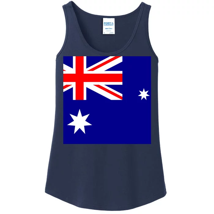 Australian Flag of Australia Ladies Essential Tank