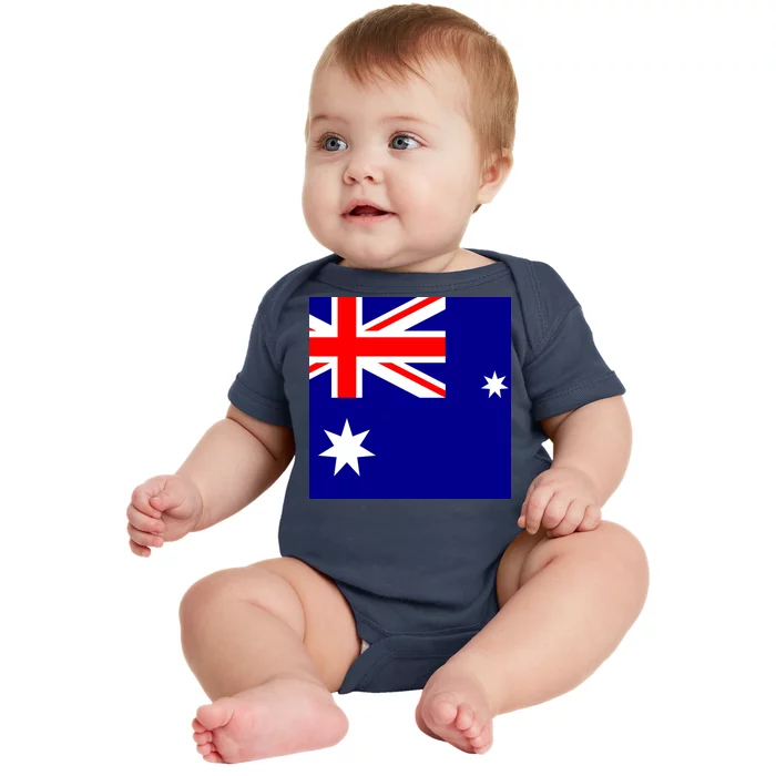 Australian Flag of Australia Baby Bodysuit