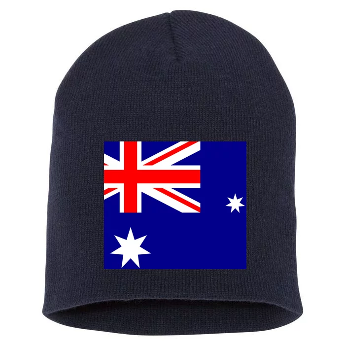 Australian Flag of Australia Short Acrylic Beanie