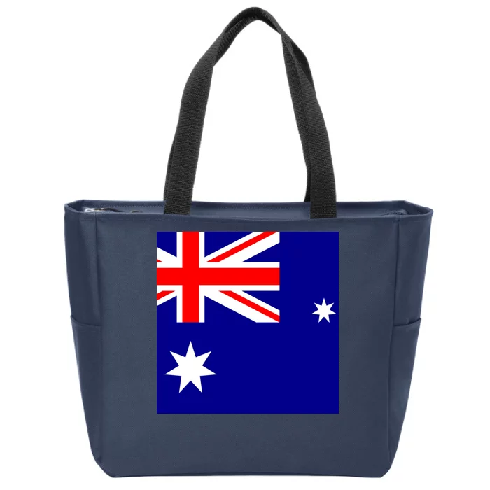 Australian Flag of Australia Zip Tote Bag