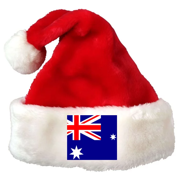 Australian Flag of Australia Premium Christmas Santa Hat