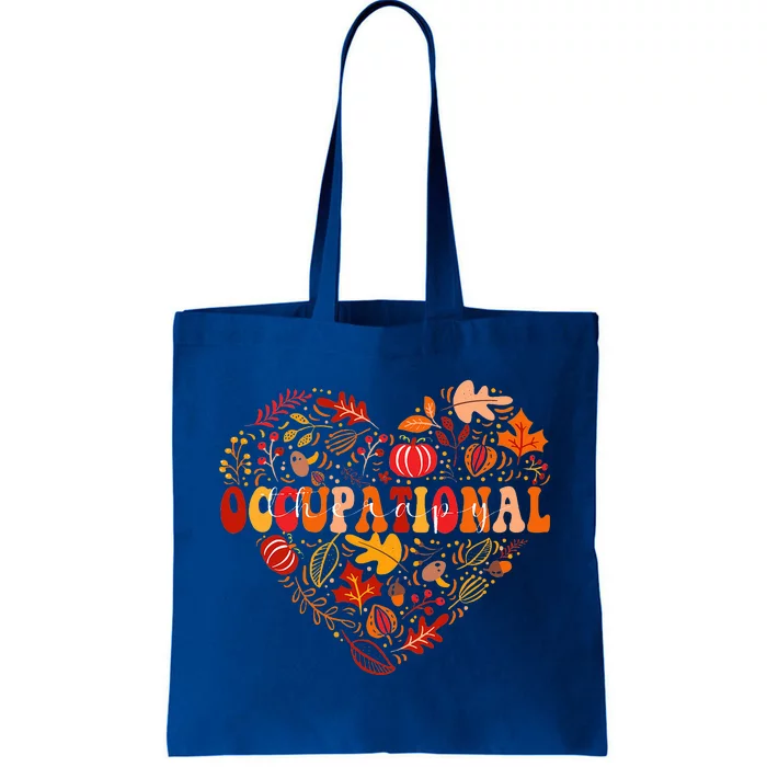 Autumn Fall OT Occupational Therapy Therapist Thanksgiving Tote Bag