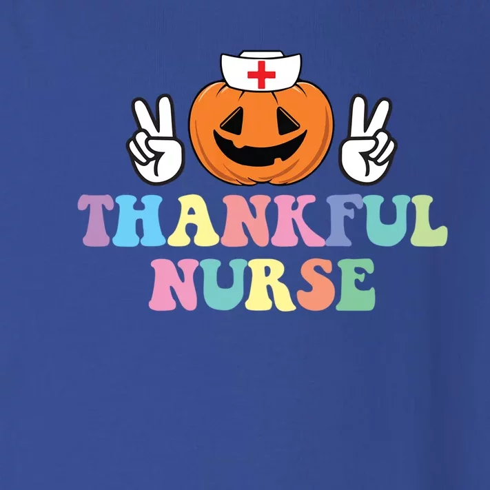 Autumn Fall Outfit Nurse Thankful Grateful Blessed Pumpkin Gift Toddler Long Sleeve Shirt