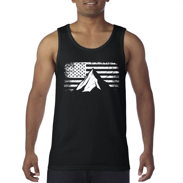 American Flag Outdoor Camping Apparel Hiking Camping Tank Top