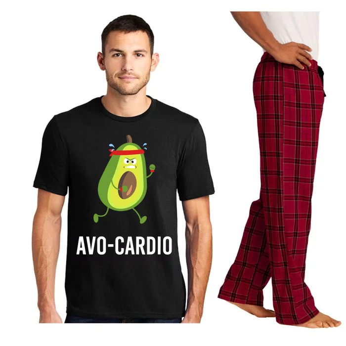 Avocardio Funny Pun Workout Running Avocado Pajama Set