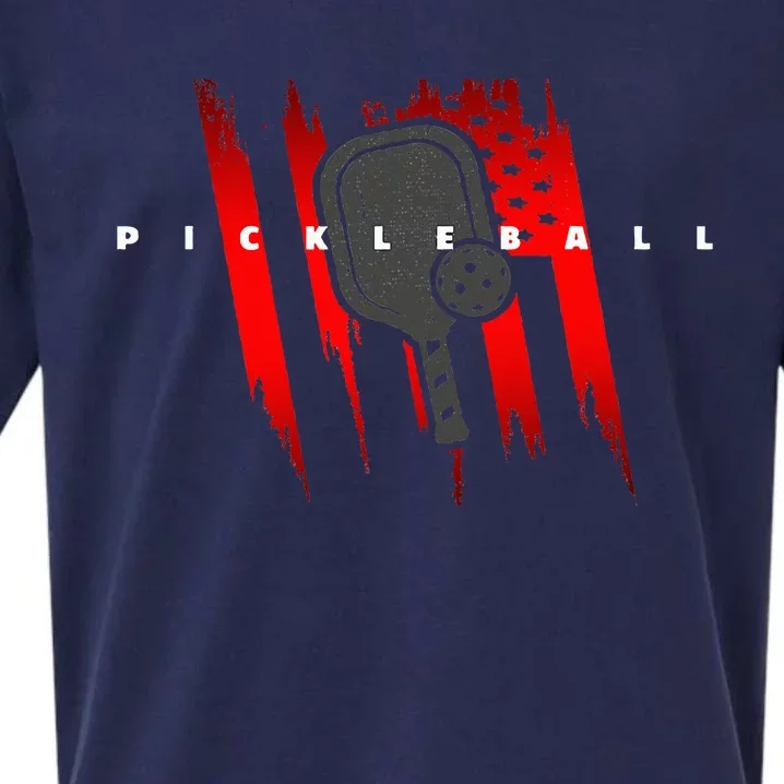 American Flag Pickleball Apparel Pickleball Sueded Cloud Jersey T-Shirt