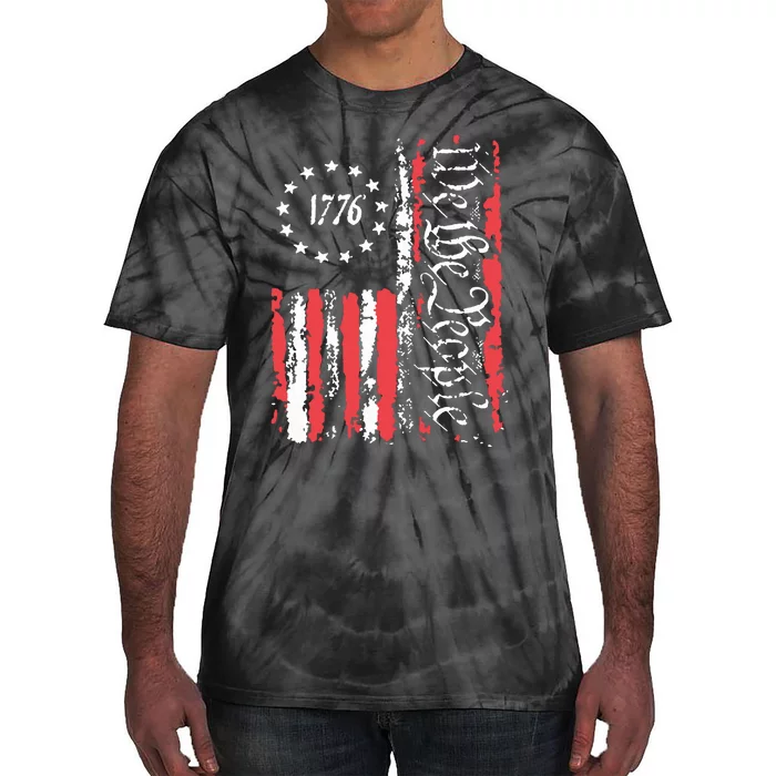 American Flag Patriotic 1776 We The People Usa Tie-Dye T-Shirt