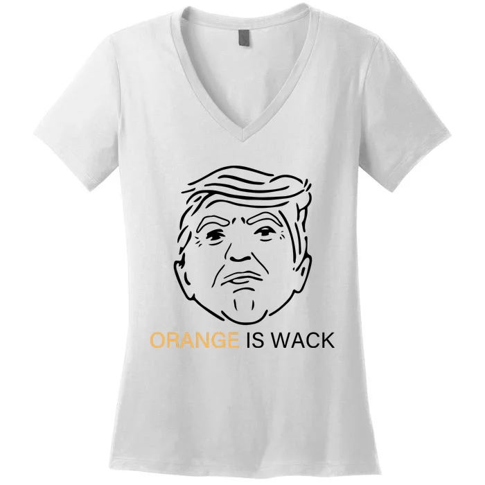 Antitrump Funny Political Novelty Graphic 2024 Women's V-Neck T-Shirt