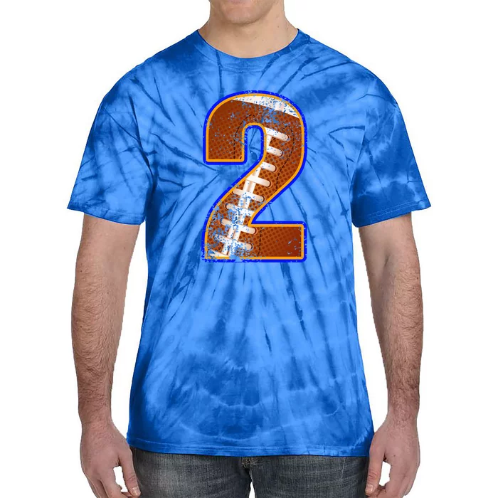 American Football Player Number Two Tie-Dye T-Shirt