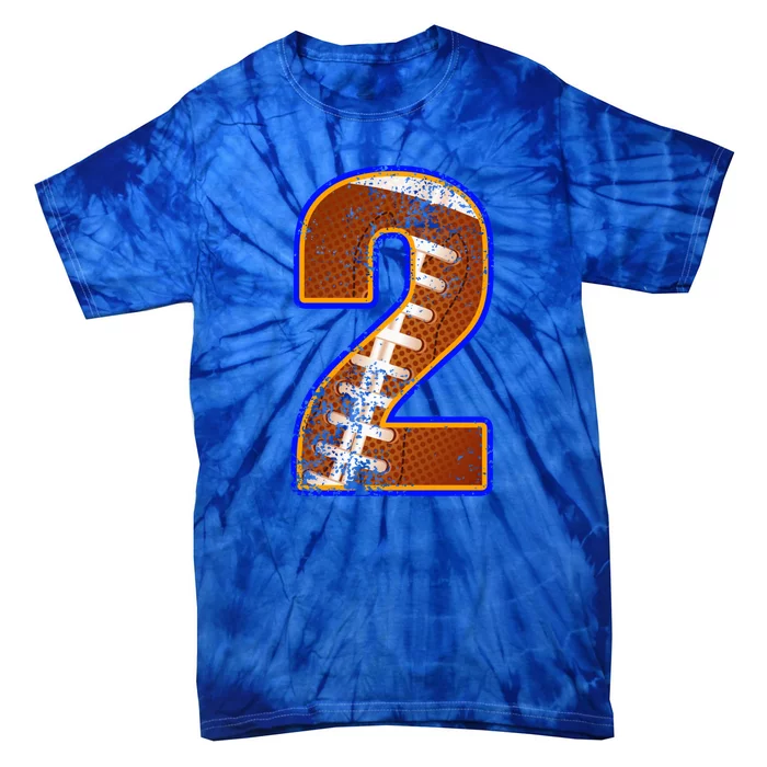 American Football Player Number Two Tie-Dye T-Shirt