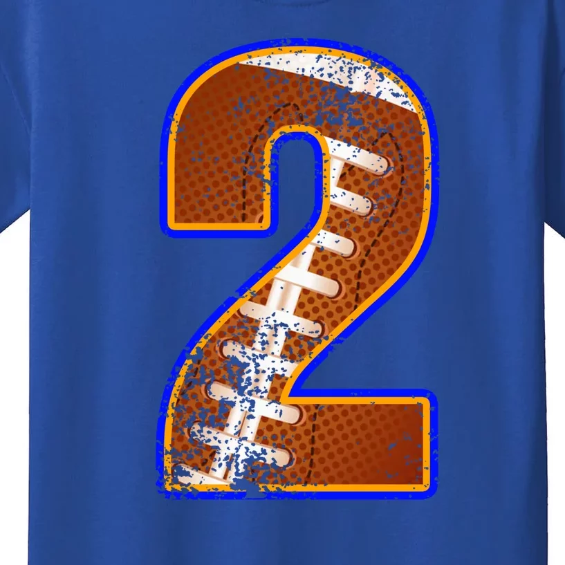 American Football Player Number Two Kids T-Shirt