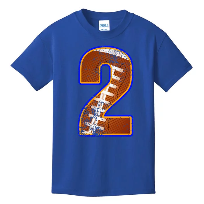 American Football Player Number Two Kids T-Shirt