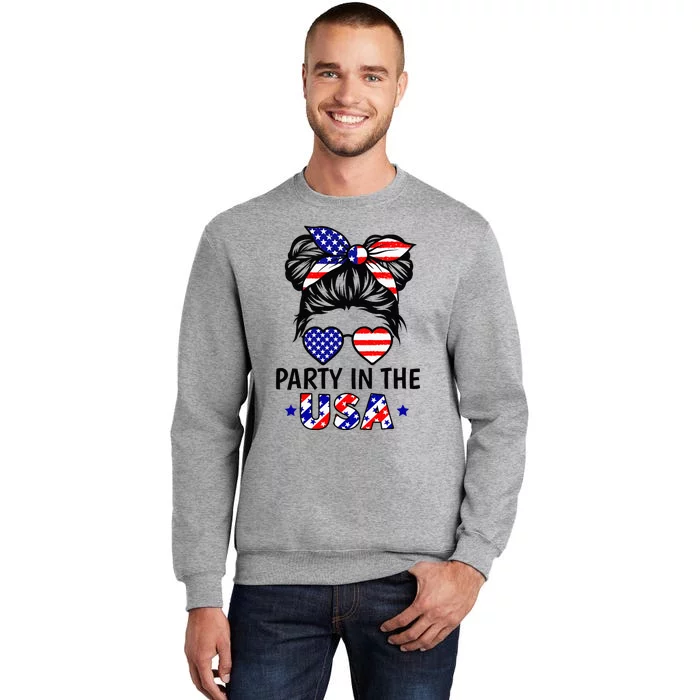 American Flag Party In Usa 4th July Patriotic Sweatshirt