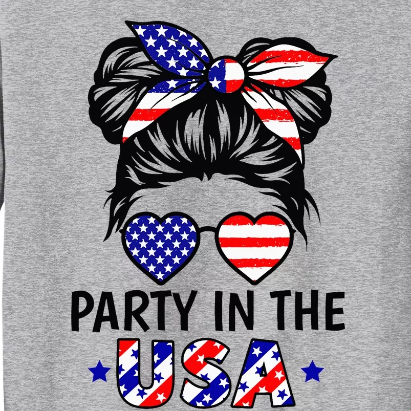 American Flag Party In Usa 4th July Patriotic Sweatshirt