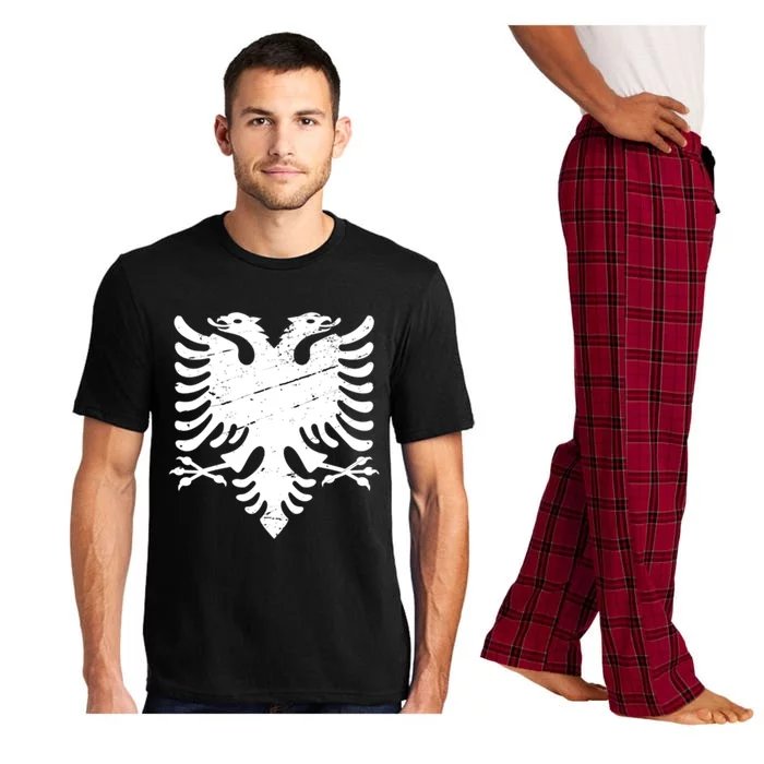 Albanian Flag Patriotic Albania Eagle Gift Pajama Set