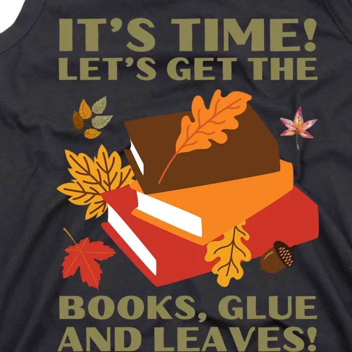 Autumn Foliage Peeping Book Tank Top