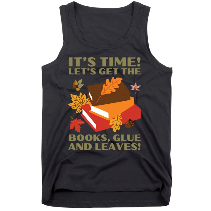 Autumn Foliage Peeping Book Tank Top