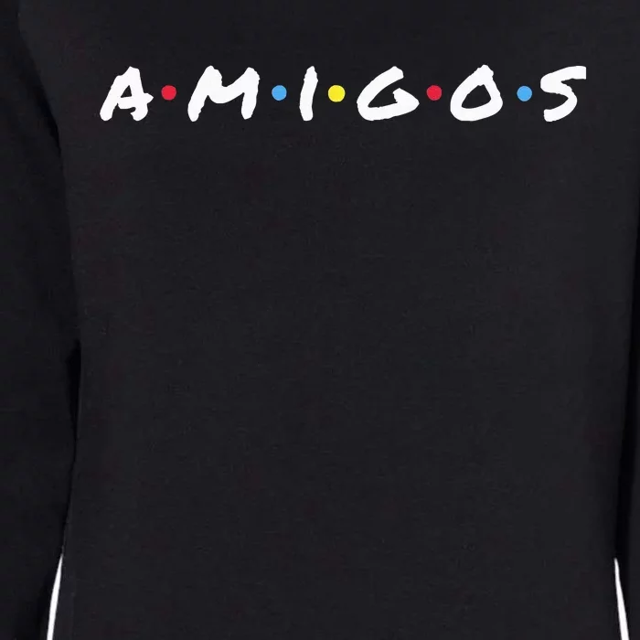 Amigos Fun Pop Culture Friends Humor Cute and Trendy TV Womens California Wash Sweatshirt