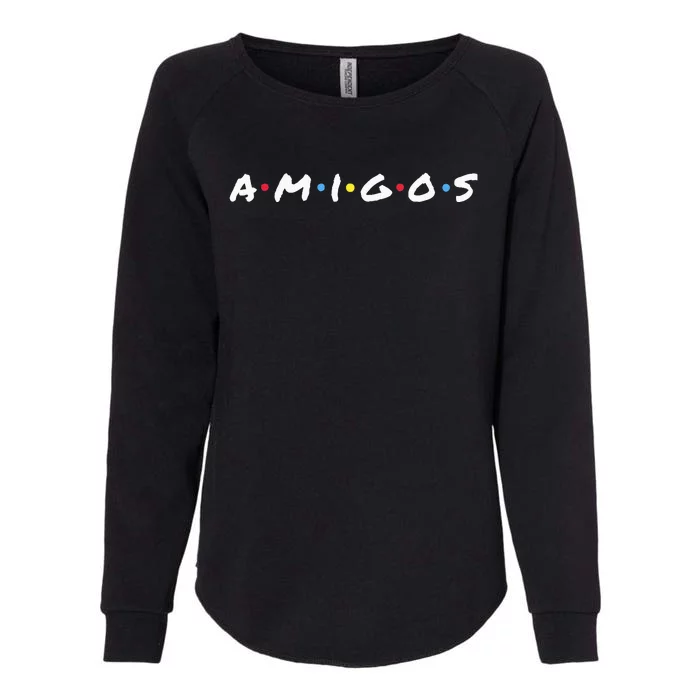 Amigos Fun Pop Culture Friends Humor Cute and Trendy TV Womens California Wash Sweatshirt