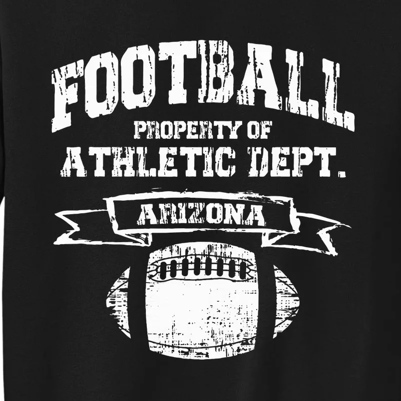 Arizona Football Property Of Athletic Dept. Retro Grunge Sweatshirt