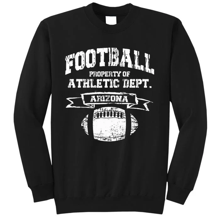 Arizona Football Property Of Athletic Dept. Retro Grunge Sweatshirt