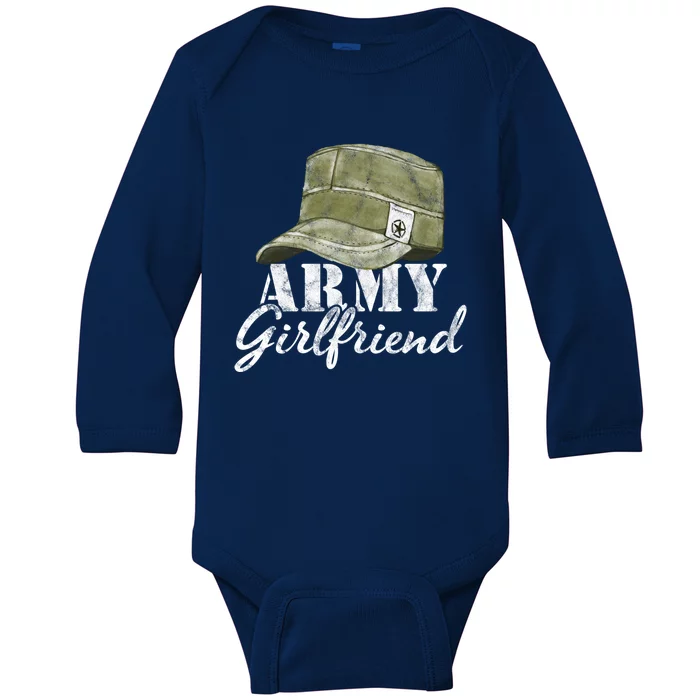 Army Friend Proud Vintage Physical Fitness Workout Gift Cool Gift Baby Long Sleeve Bodysuit