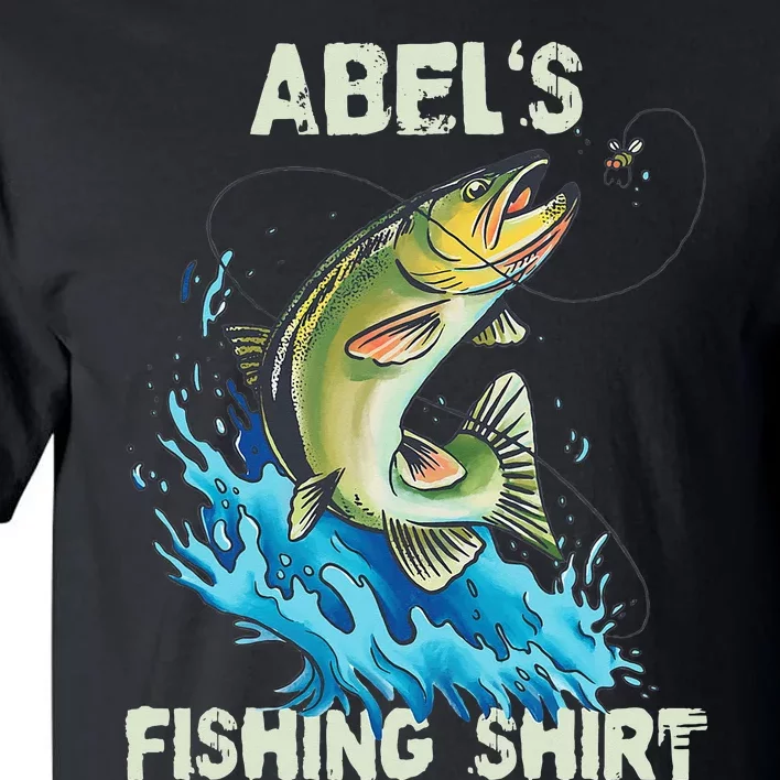 Abel's Fishing Personalized Fishing Tall T-Shirt