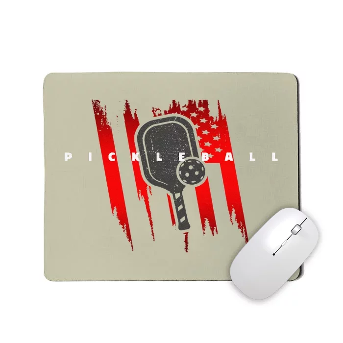 American Flag Pickleball Apparel Pickleball Mousepad