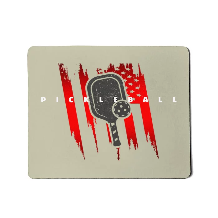 American Flag Pickleball Apparel Pickleball Mousepad