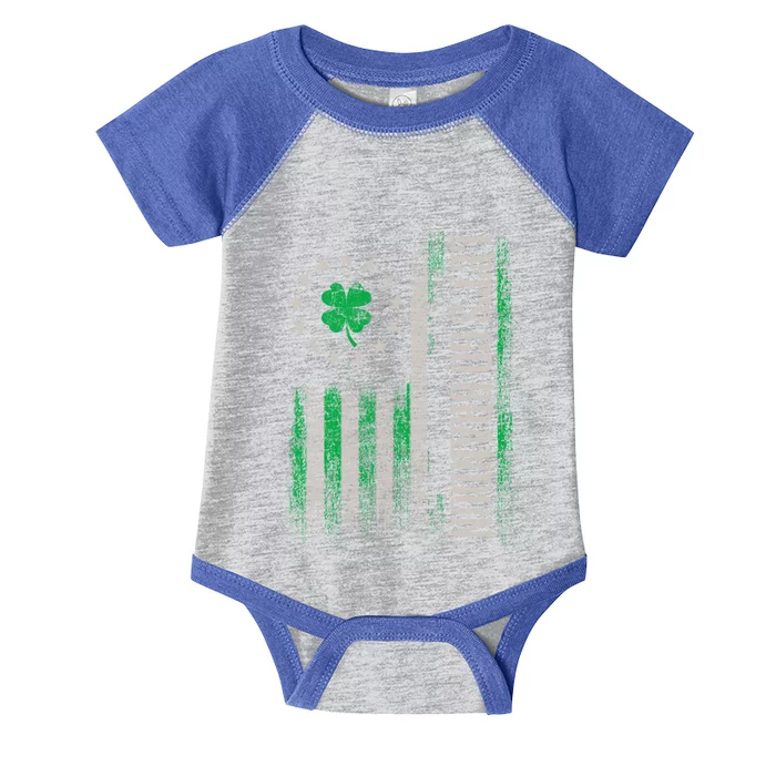 American Flag Patriots LetS Go Brandon St PatrickS Day Cool Gift Infant Baby Jersey Bodysuit