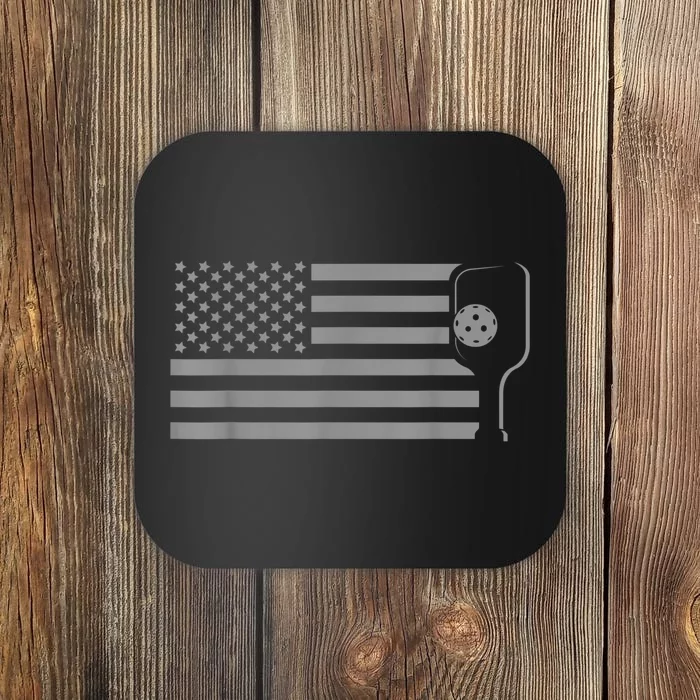 American Flag Pickleball Apparel Pickleball Coaster