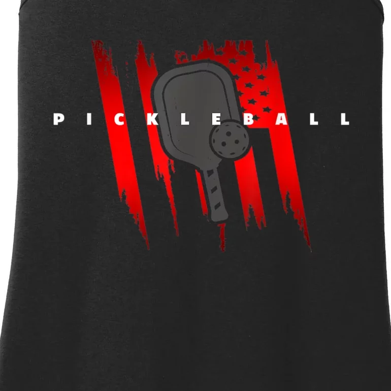 American Flag Pickleball Apparel Pickleball Ladies Essential Tank