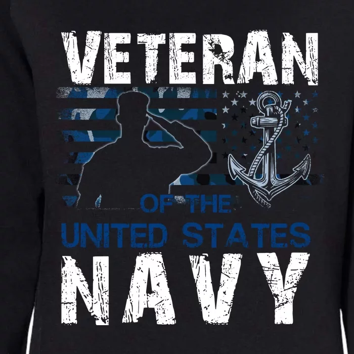 American Flag Proud To Be A US Na Vy Military Veteran Man Dad Grandpa Womens California Wash Sweatshirt